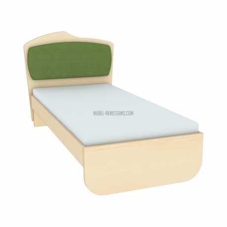 Кровать с одинарной тканевой накладкой К 1-6 (цт-1)